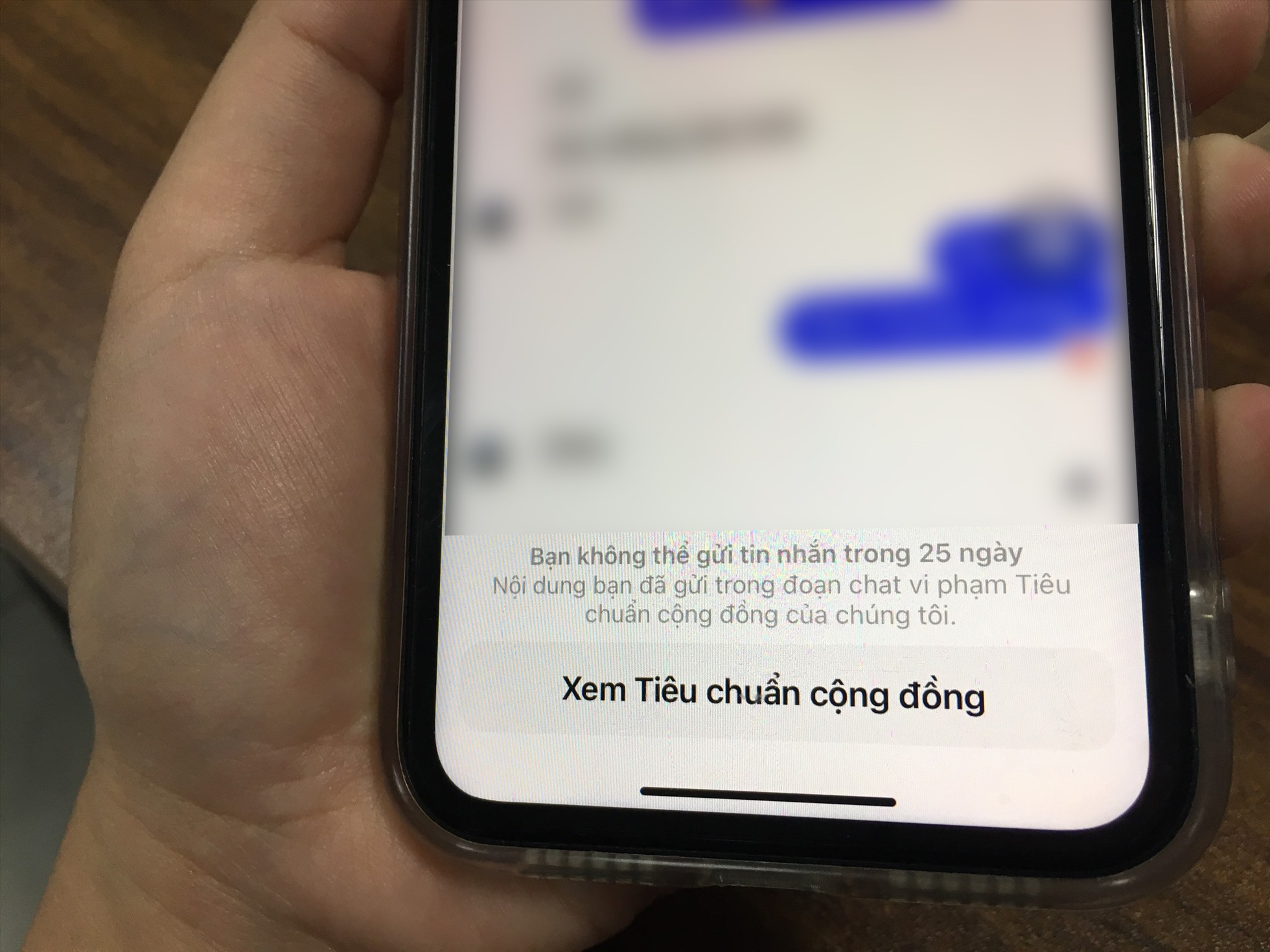 Nguyên nhân messenger vi phạm tiêu chuẩn cộng đồng