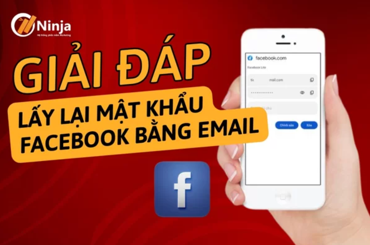 lấy lại mật khẩu Facebook bằng email