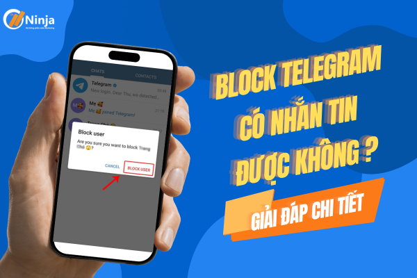 Nhiều người thắc mắc block telegram có nhắn tin được không